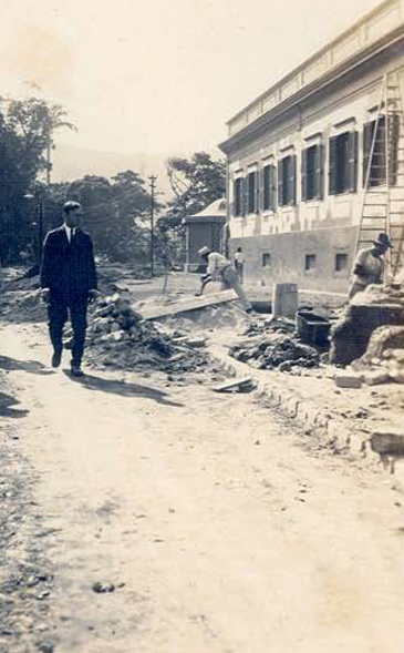 Reforma do jardim da Casa de Rui Barbosa, em 1930